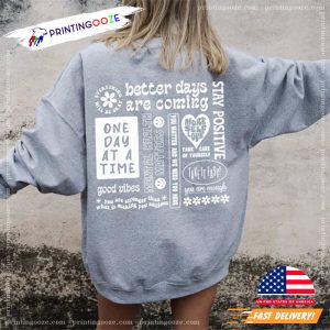 Positive Quotes international mental health day Shirt 1