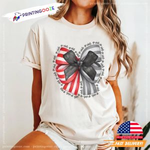 Rebel Football Coquette Bow Unisex T shirt 4