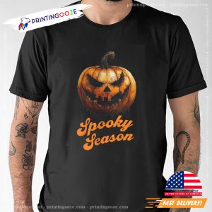 Spooky Season Creepy Jack o Lantern Shirt 1