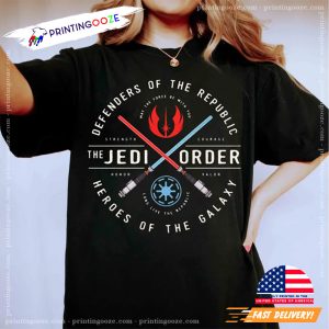 Star Wars The Clone Wars Jedi Order Emblem T shirt 1