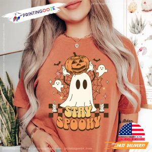 Stay Spooky Cute Fall Halloween Comfort Colors Tee 1