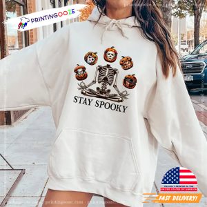 Stay Spooky Halloween Horror Movie Characters Shirt 1