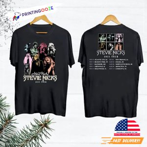 Stevie Nicks 2024 Music Tour Dates 2 Sided Shirt