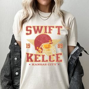 Swift and Kelce Kansas City Comfort Colors Shirt 2