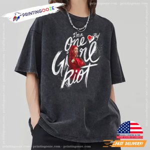 The Rise Of Red I'm A One Girl Riot Comfort Color Tee 2