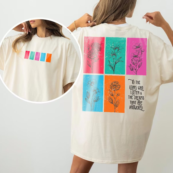 To The Stars Who Listen And The Dreams That Are Answered Comfort Color Tee To The Stars Who Listen And The Dreams That Are Answered Comfort Color Tee