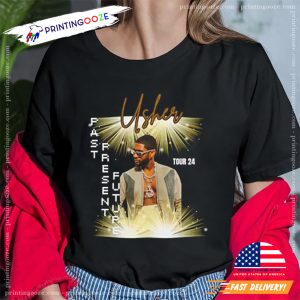 Usher Past Present Future Tour 24 Graphic Tee 1