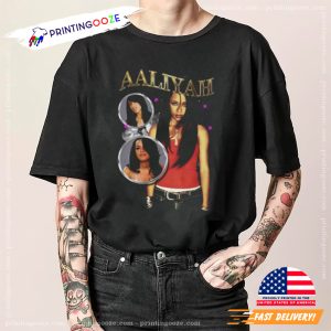 Vintage Aaliyah slay singer 90s Shirt 3