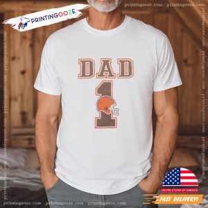 Vintage Cleveland Browns Dad Number 1 T shirt