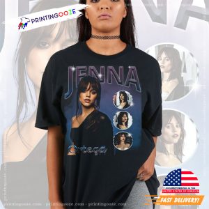 Vintage Jenna Ortega Beautiful Actress Graphic Tee 3