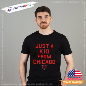 Vintage Just A Kid From Chicago Unisex T shirt 3