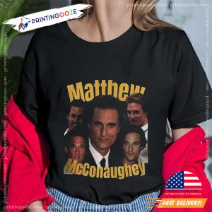 Vintage Matthew McConaughey Movies Unisex T shirt