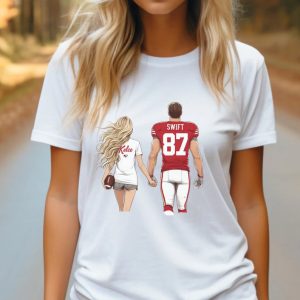 Vintage Team Taylor Swift Travis Kelce Unisex T shirt 4