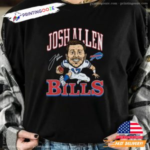 Youth Bills Josh Allen Signature Shirt 3