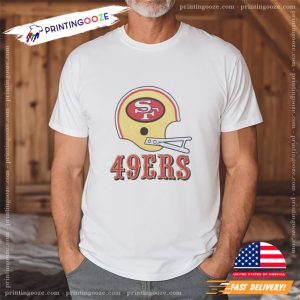 Youth San Francisco 49ers Big Helmet Graphic T shirt 3