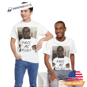 p diddy Free Me Please Funny Meme Graphic Tee 3