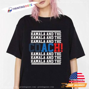 2024 Kamala Harris Coach Walz 2024 Graphic T Shirt 3