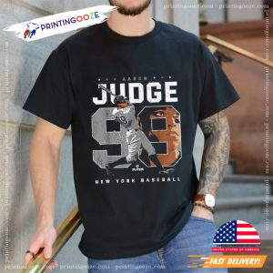 Aaron Judge Number Portrait Baj New York MLB T Shirt 2