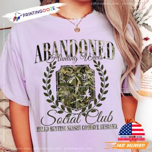 Abandoned Hunting Wife Social Club Comfort Colors Tee 1