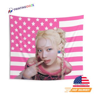 Aespa Winter Cute Photoshoot American Flag