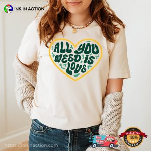 All You Need Is LOVE Packers Jordan Love Comfort Colors T shirt 2