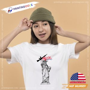 America Statue of Liberty Patriotic T shirt 3