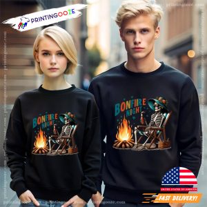 Bonfire Night Skeleton T Shirt 1