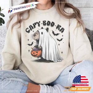 Capy Boo Ra Cute Capybara Trick Or Treat Halloween Shirt 2