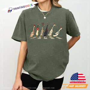 Christmas Ducks Adult Funny Animals T shirt