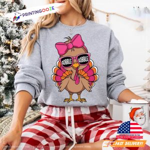 Coolest Turkey Gobble Gobble Cute Turkey T shirt