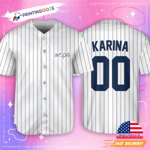 Custom Aespa Kpop Baseball Jersey 2