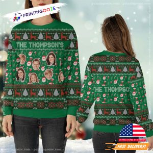 Custom Face Christmas Family Ugly Sweater 2