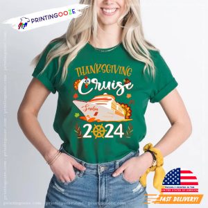 Custom Thanksgiving Cruise 2024 T Shirt 3