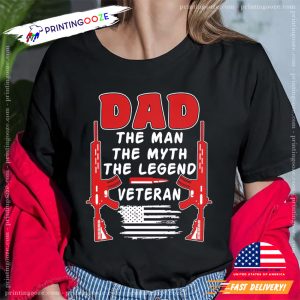 Dad The Man The Myth The Legend Veteran Shirt 1