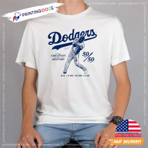 Dodgers Shohei Ohtani The Greatest Game In History Shirt 3