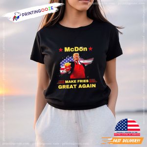 Donald Trump French Fry Cooking Fries Funny T shirt 2