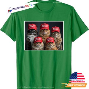 Donald Trump Make Cats Safe Again Red Hat 2024 Shirt 3