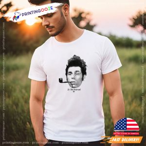 Dr Van Nostrand Seinfeld Kramer head T Shirt 3