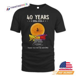 Dragon Ball 40 Years 1984 – 2024 Dragon Ball Daima Akira Toriyama Commemorative T shirt 3