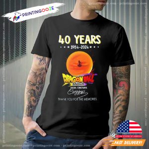 Dragon Ball Z Daima 1984 2024 Signature T Shirt