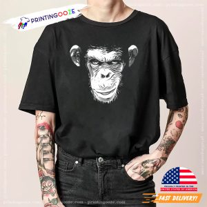 Evil monkey Head T shirt 3