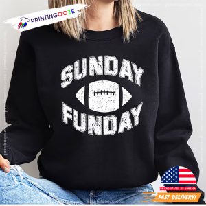 Football Sunday Funday Vintage T shirt 4