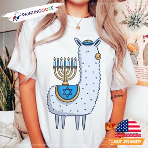 Funny Menorah Happy Hanukkah T shirt