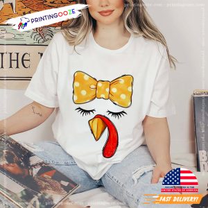 Funny turkey thanksgiving Bow Tie Unisex T shirt 2