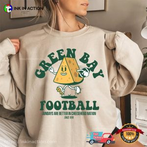 Green Bay Cheesehead Funny Packers Football T shirt