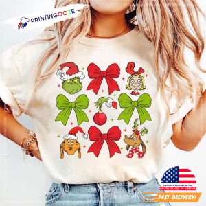 Grincmas Coquette Bow Christmas T shirt