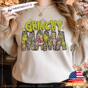 Grincy Mama Grinch Christmas T-shirt