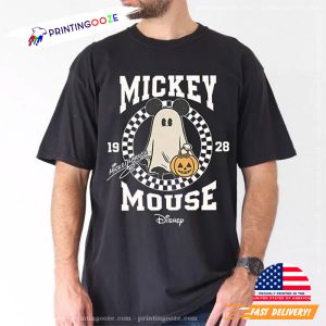 Halloween Mickey and Minnie Ghost Couple Matching Shirt 2