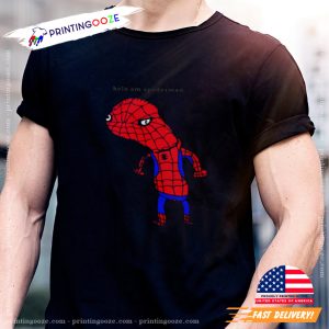 Helo Am Spoderman Spiderman Meme T Shirt 3