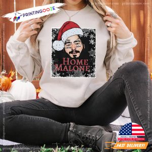 Home Malone Funny Christmas Shirt 1